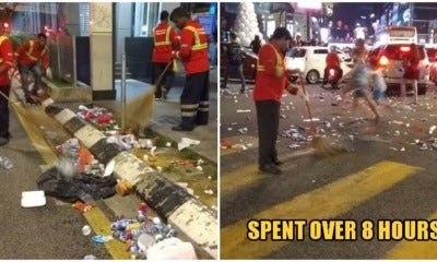 Photos: Cleaners Had Collected Over 9,000Kg Of Rubbish After Kl New Year'S Eve Parties - World Of Buzz