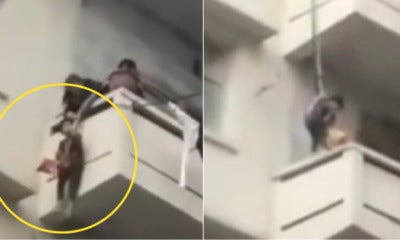 Priorities: Grandmother Hangs Her Grandson From 5Th Floor To Rescue A Kitty - World Of Buzz 3