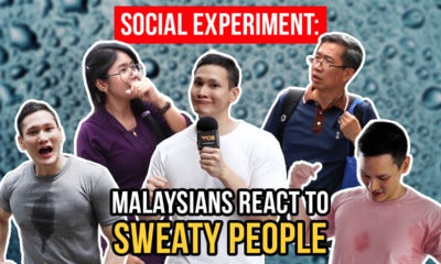 [Social Experiment] Malaysian React To Sweaty People - World Of Buzz