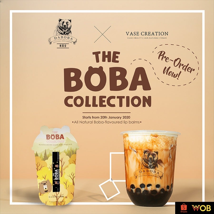 [TEST] OMG Daboba Just Launched Exclusive Bubble Tea Flavoured Lip Balms & Here's How to Get One Yourself! - WORLD OF BUZZ 2
