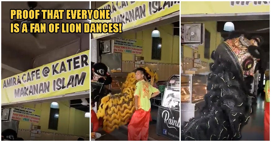 Video: S'Wak Lion Dancers Perform At Malay-Owned Restaurant For Cny, Earns Fans From Netizens - World Of Buzz