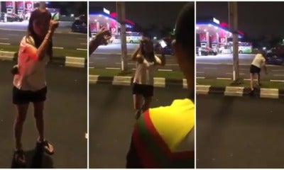 Watch: Drunk Driving M'Sian Woman Collides With Car, Still Threatens Passengers Saying, &Quot;My Boss Will Come! - World Of Buzz