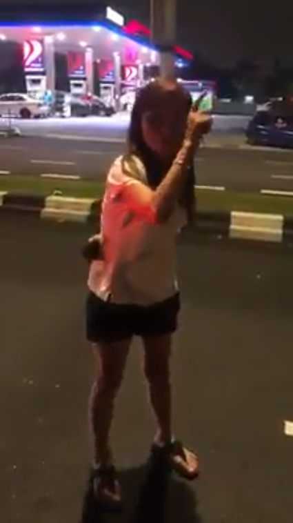 Watch: Drunk Driving M'sian Woman Collides With Car, Still Threatens Passengers Saying, &Quot;My Boss Will Come! - World Of Buzz 7