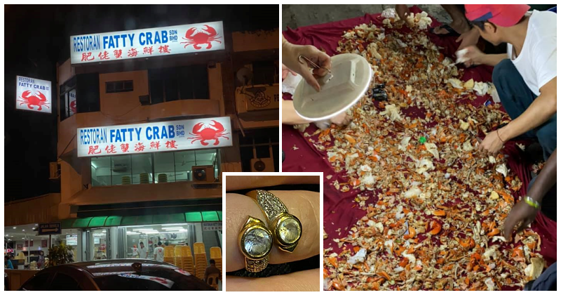 Woman Loses Valuable Ring At Fatty Crab, Workers Finds It After Going Through Rubbish Bin - WORLD OF BUZZ