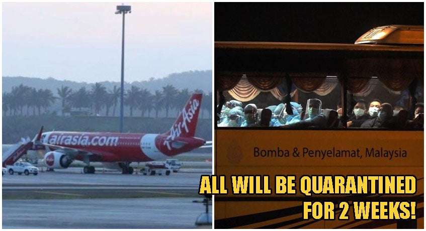 133 M'sians Trapped In Wuhan Have Finally Arrived Safely Home, Will Undergo 14 Day Quarantine - World Of Buzz