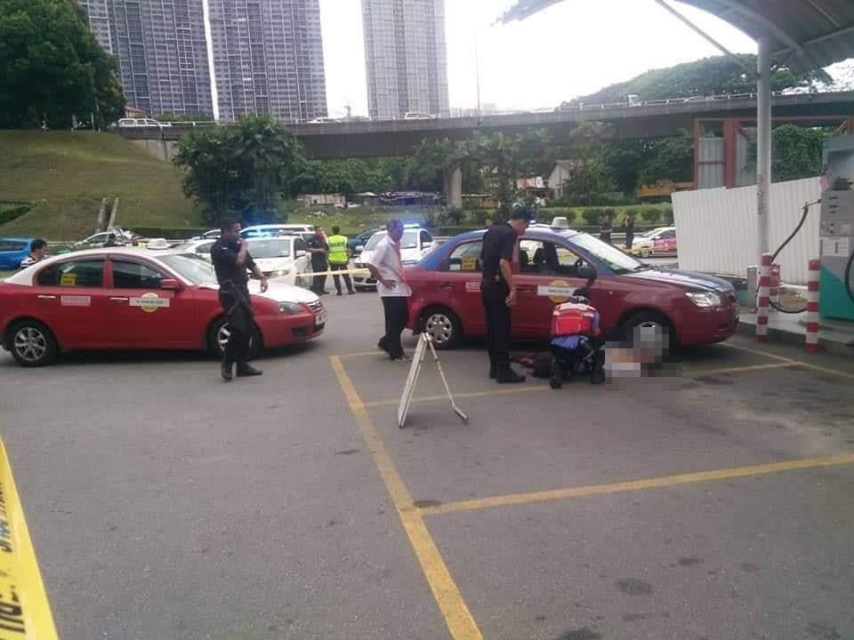 61yo Cheras Taxi Man Beats Friend To Death After He Cuts His Line While Pumping Gas - WORLD OF BUZZ 2