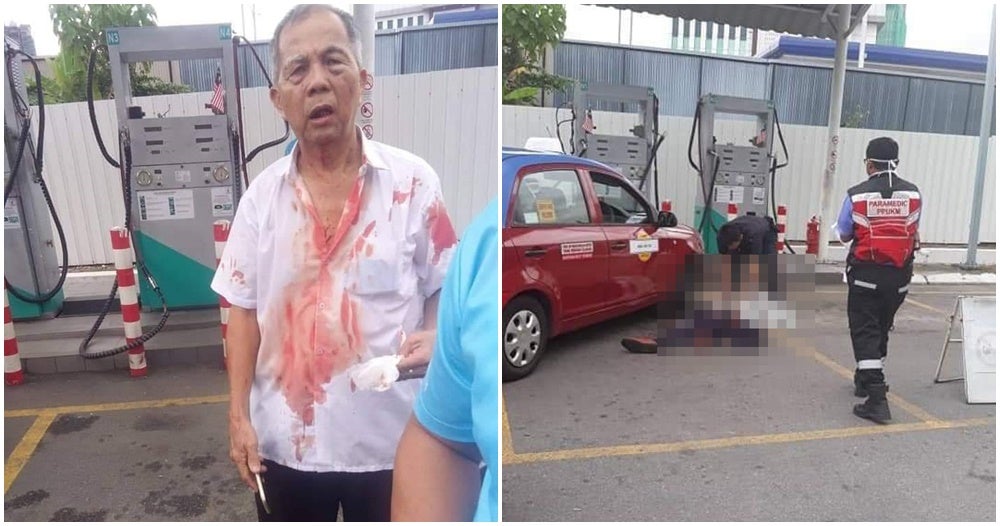 61Yo Cheras Taxi Man Beats Friend To Death After He Cuts His Line While Pumping Gas - World Of Buzz 3