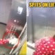 Watch: Disgusting Woman Uses Tissue To Press Lift Buttons Then Spits Saliva All Over Them - World Of Buzz