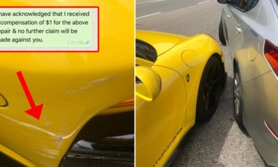 Kind Porsche Driver Charges Only Rm3 To Taxi Driver Who Scratched His Car In Accident - World Of Buzz