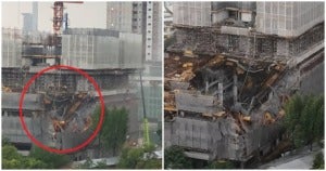 Breaking Apartment Building In Taman Desa Collapses Partially Number Of Injured Undetermined World Of Buzz 2 1