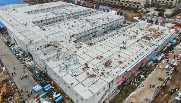 China Builds New Hospital In Wuhan Under 10 Days; Houses 1000 Beds & Opens Today! - WORLD OF BUZZ