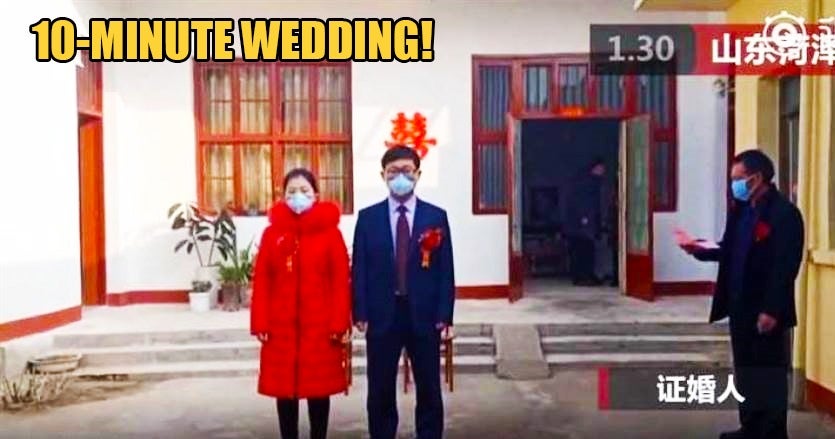 Doctor Gets Married in 10 Minute Ceremony, Rushes Back to Hospital To Treat Wuhan Virus Patients - WORLD OF BUZZ 3