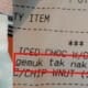 Famous Chain Restaurant Staff Made Rude Remarks On Receipt When Customer Asked For No Whipped Cream - World Of Buzz 1
