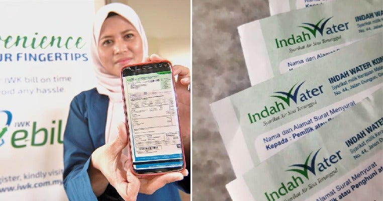 Indah Water Will Be Charging RM2 for Printed Bills ...