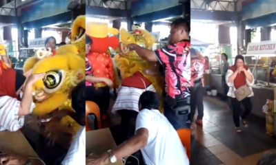 Makcik'S Latah-Ed As A Lion Dance Troupe Performs At A Local Eatery - World Of Buzz 5