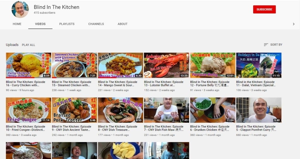Meet Mr Low, A Blind Chef With His Own Youtube Channel! - WORLD OF BUZZ 2