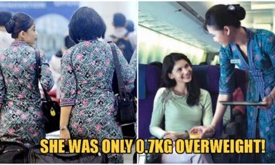 M'Sian Air Stewardess Was &Quot;Inhumanely&Quot; Sacked For Being 0.7Kg Over Airline'S Weight Standard - World Of Buzz 4