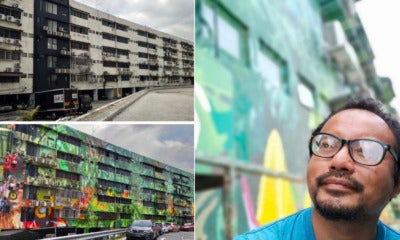 M’sian Artist Turned Old Klang Road Apartment Into Mural Work Of Art In 10 Months - World Of Buzz