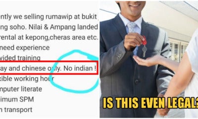 M'Sian Job Vacancy Strictly Specifies 'No Indian', Proves Racism Is Still Alive &Amp; Well Locally - World Of Buzz 2
