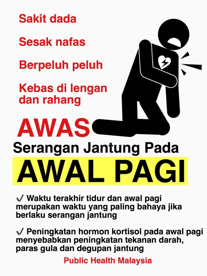 M'sians Beware: Heart Attacks In The Morning &Amp; Last Phase Of Sleep Are The Most Dangerous - World Of Buzz