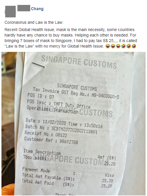 M'sians Take Note! Declare Your Masks & Sanitizers At SG Customs Counter To Avoid Being Taxed - WORLD OF BUZZ 2