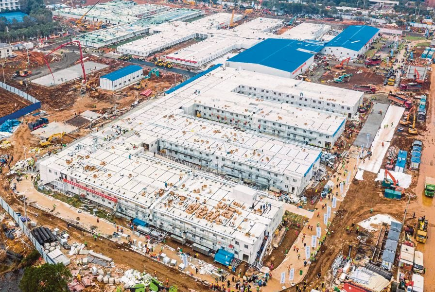 New Hospital In Wuhan Took Only 10 Days To Build, Houses 1000 Beds & Opens Today! - WORLD OF BUZZ