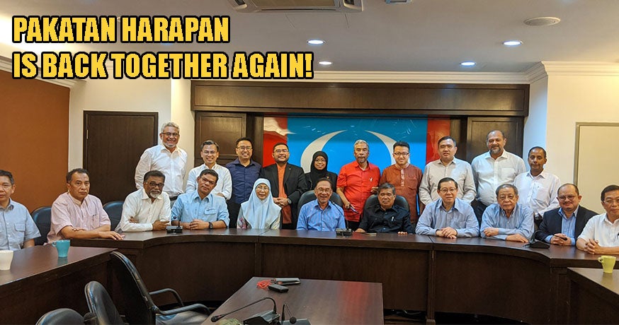 Pakatan Harapan Is Back Together Again, Coalition To Carry On Without Bersatu - World Of Buzz