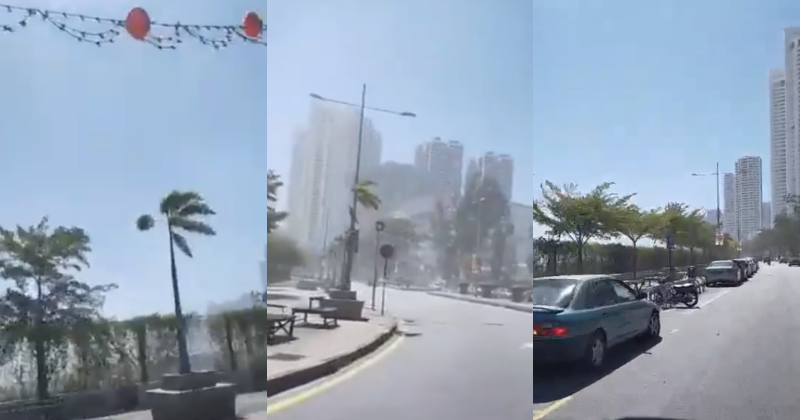 Rare Dust Storm Hits Penang'S Gurney Drive, Images Of The Phenomenon Caught On Video - World Of Buzz 4