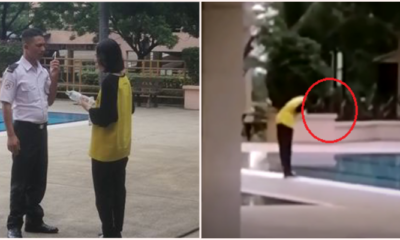 Student From China Caught Openly Spitting Into Condo Pool In Cheras - World Of Buzz