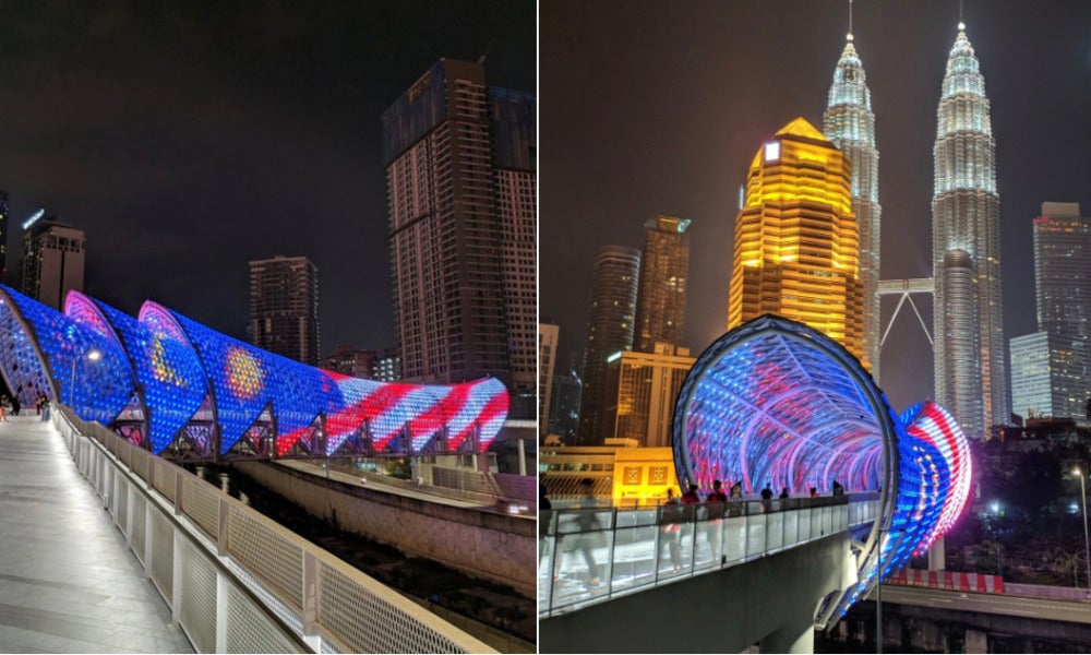 This Beautiful Bridge in KL is Now Open, Connects Kampung 