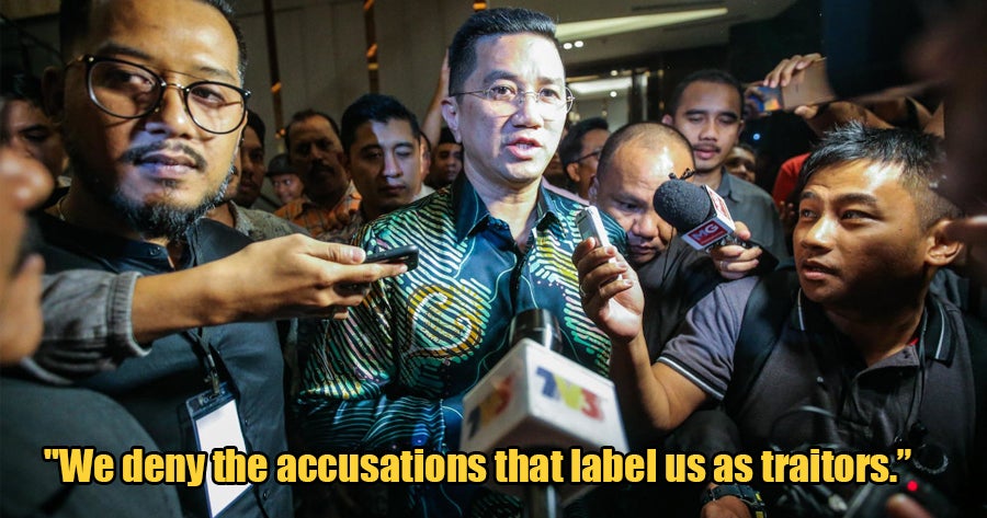 Azmin Ali & 10 Ex-PKR MPs Deny They Are Traitors, Puts the Blame On - WORLD OF BUZZ