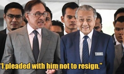 &Quot;Tun M Played No Part In Toppling Ph, Will Never Work With Past Regime,&Quot; Anwar Says - World Of Buzz 2