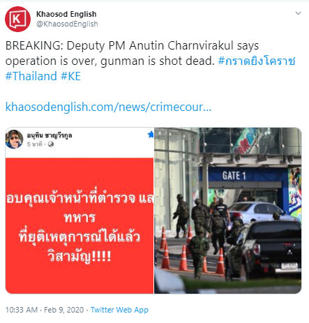 Update: Thai Massacre Ends With Thomma's Death During Police Operation - WORLD OF BUZZ
