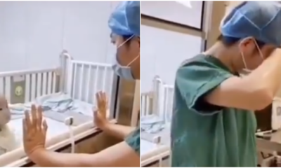 Video: Father Breaks Down After Seeing Son Quarantined Due To Wuhan Virus - World Of Buzz 2