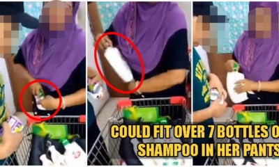 Video: M'Sian Mak Cik Tries To Steal Rm300 Worth In Shampoos &Amp; Canned Foods In Doreamon Pants - World Of Buzz 3