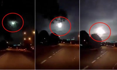 Video: Mysterious Fireball Seen Flying Through Johor Bahru Night Sky - World Of Buzz 4
