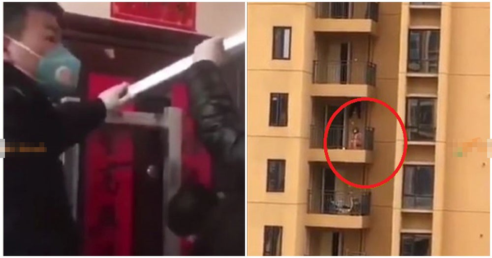 Video: Wuhan Patients Forced Into Confinement By Crazy Mob, Left To Die In Their Homes - World Of Buzz