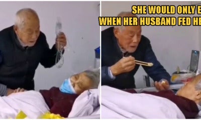 Watch: Moving Scene Shows 87Yo Husband Taking Care Of His 83Yo Wife, Both Infected With Coronavirus - World Of Buzz 2
