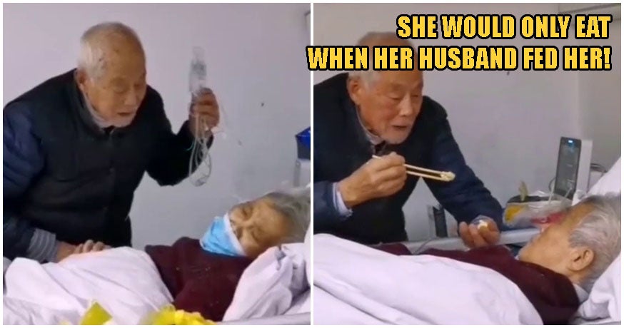 Watch: Moving Scene Shows 87Yo Husband Taking Care Of His 83Yo Wife, Both Infected With Coronavirus - World Of Buzz 2
