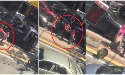 Watch: M'Sian Woman Loses Her Sh*T, Screams &Amp; Spits At Men Trying To Tow Her Car In Sg Buloh - World Of Buzz 6