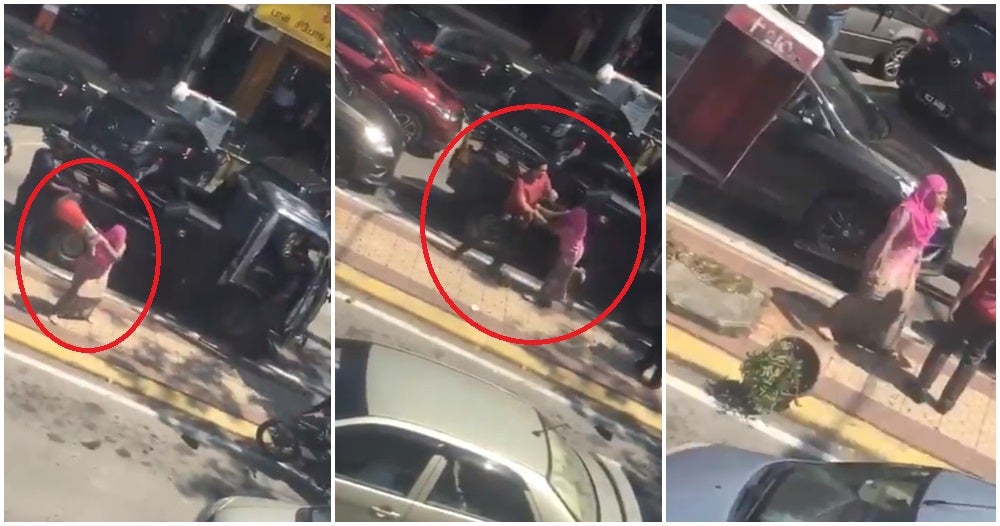 Watch: M'sian Woman Loses Her Sh*t, Screams & Spits At Men Trying To Tow Her Car In Sg Buloh - WORLD OF BUZZ 6