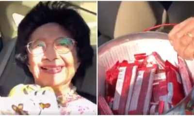 Watch: Tun Hasmah Gives Out Kit Kats To The Media And We Can'T Handle The Cuteness! - World Of Buzz