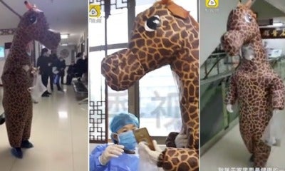 Woman Wears Full Giraffe Costume To Protect Against Coronavirus As She Couldn'T Buy Face Masks - World Of Buzz 4