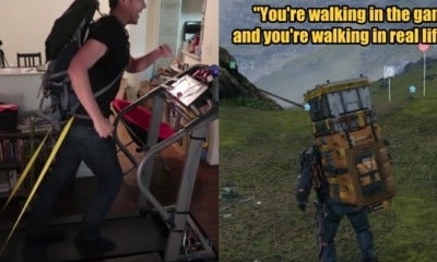 Youtuber Converts A Treadmill Into A Ps4 Controller To Exercise While He Plays Death Stranding - World Of Buzz 2
