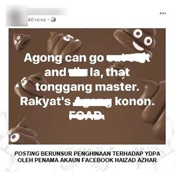 35yo Perak Man Arrested After Posting "F*ck You Agong" on FB Amidst Political Turmoil - WORLD OF BUZZ 2