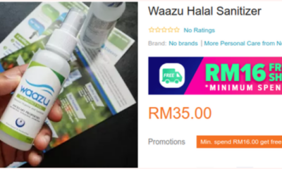 Online Seller Tricking M'Sians Into Buying 'Halal' Hand Sanitisers At Insanely Hiked Up Prices - World Of Buzz