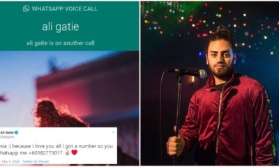 Ali Gatie Announces Malaysian Phone Number Online, Receives Over 10K Messages From Fans - World Of Buzz 1