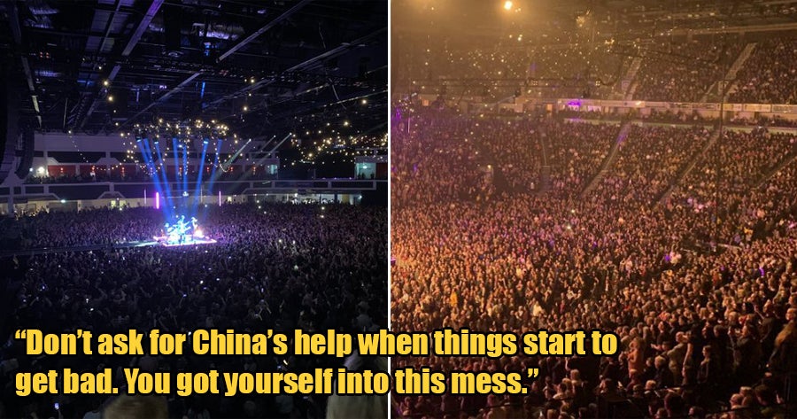About 5,000 People in the UK Gather For Rock Band Concert & Chinese Netizens Are Horrified - WORLD OF BUZZ