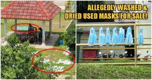 Cheras Men Allegedly Washing Drying Used Face Masks Before Selling Them To Other People World Of Buzz 1