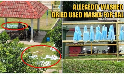 Cheras Men Allegedly Washing &Amp; Drying Used Face Masks Before Selling Them To Other People - World Of Buzz